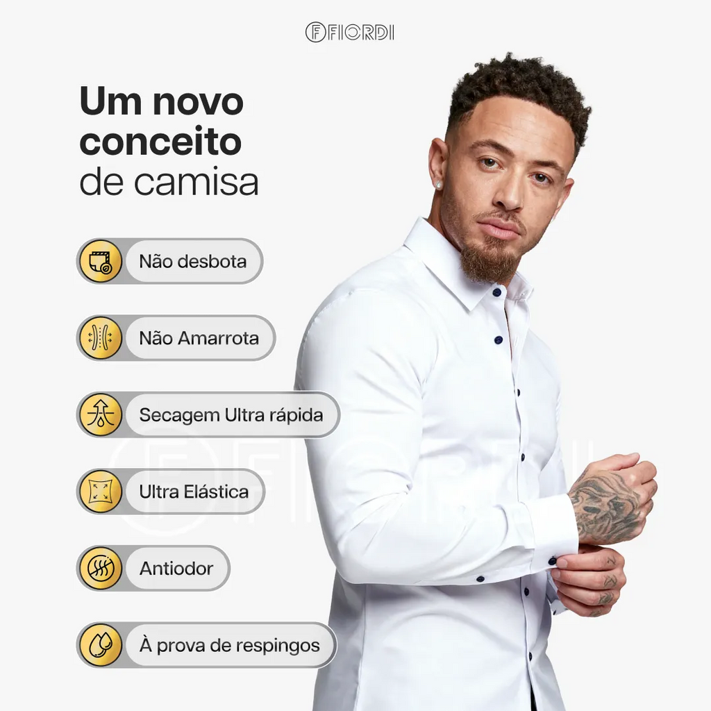 Ultra-Tech™ Camisa Social Tecnológica