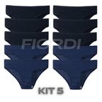 Kit Calcinhas Confort™ - Algodão Premium [COMPRE 5 & LEVE 10]