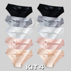 Kit Calcinhas Seda Serena™ [Compre 5 & Leve 10]