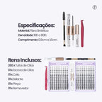 Kit de Extensão de Cílios - LadyUp™