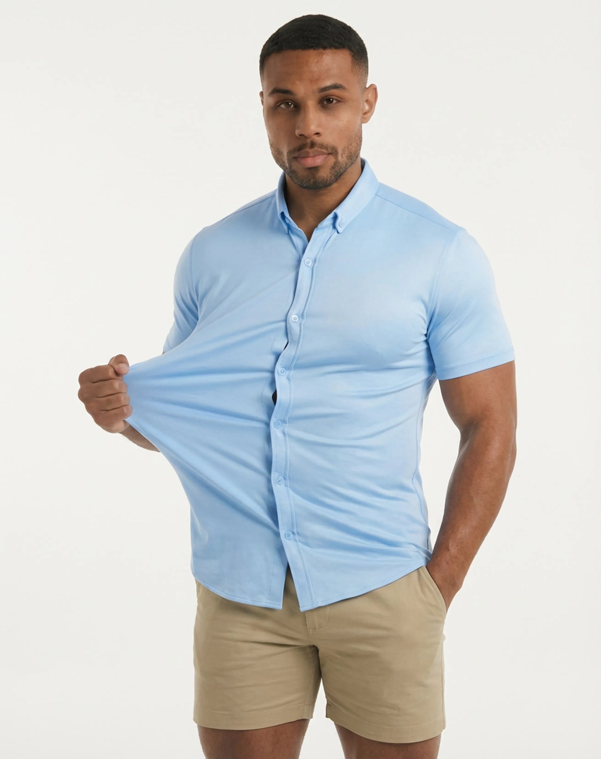 Camisa Social EvoTech™ - Manga Curta