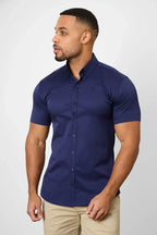Camisa Social EvoTech™ - Manga Curta