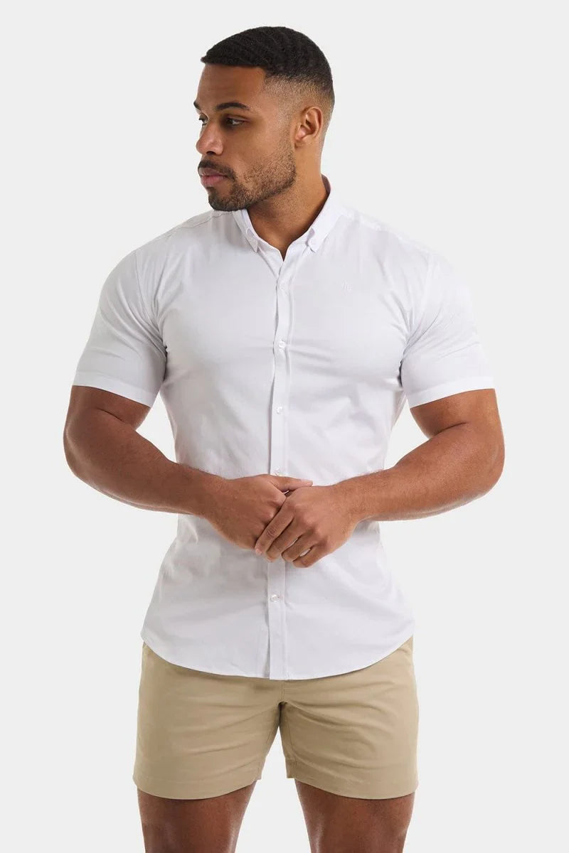 Camisa Social EvoTech™ - Manga Curta