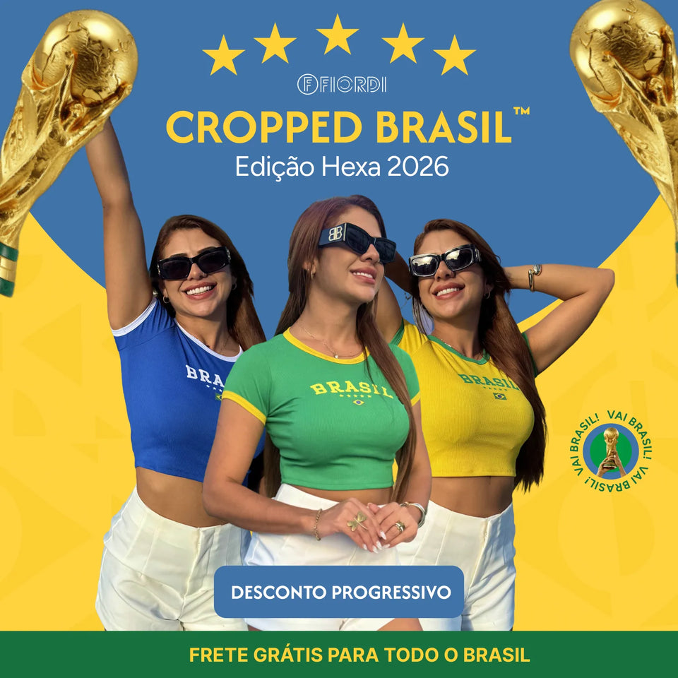 Cropped Brasil™ - Edição Hexa 2026