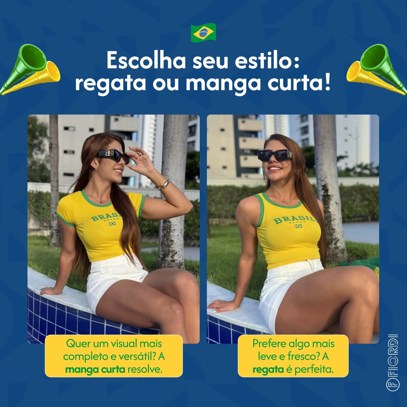 Cropped Brasil™ - Edição Hexa 2026