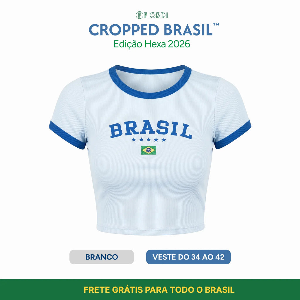 Cropped Brasil™ - Edição Hexa 2026