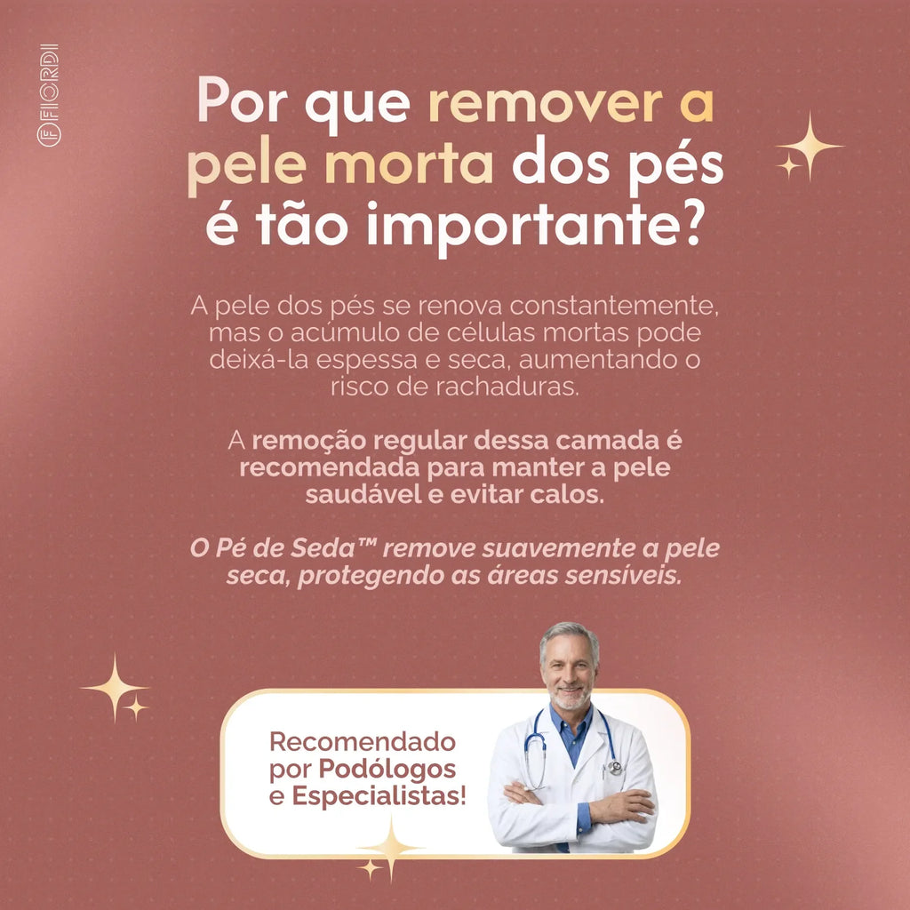 Pé de Seda™ - Lixador Elétrico Profissional