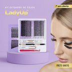 Kit de Extensão de Cílios - LadyUp™