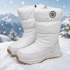 Botas de Inverno Estocolmo™ Forradas e Acolchoadas com Solado Tratorado Antiderrapante