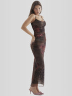 Vestido Bustier Longo Isabelly
