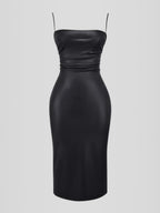 Vestido em Couro Helena