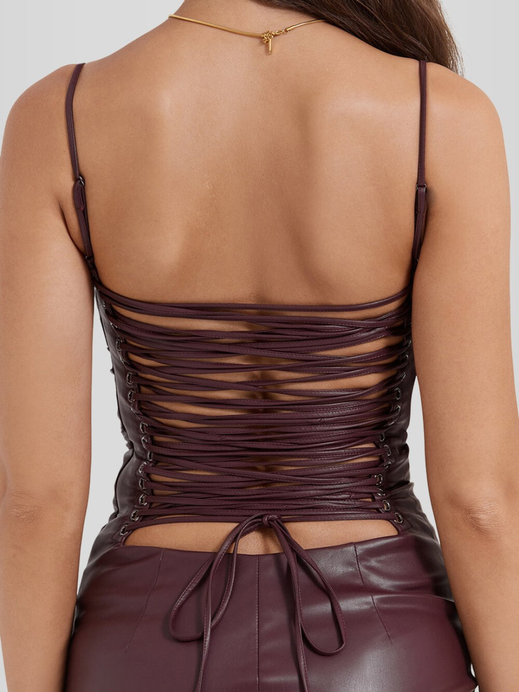 Vestido em Couro Helena