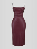 Vestido em Couro Helena