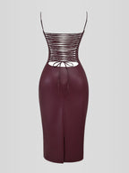Vestido em Couro Helena